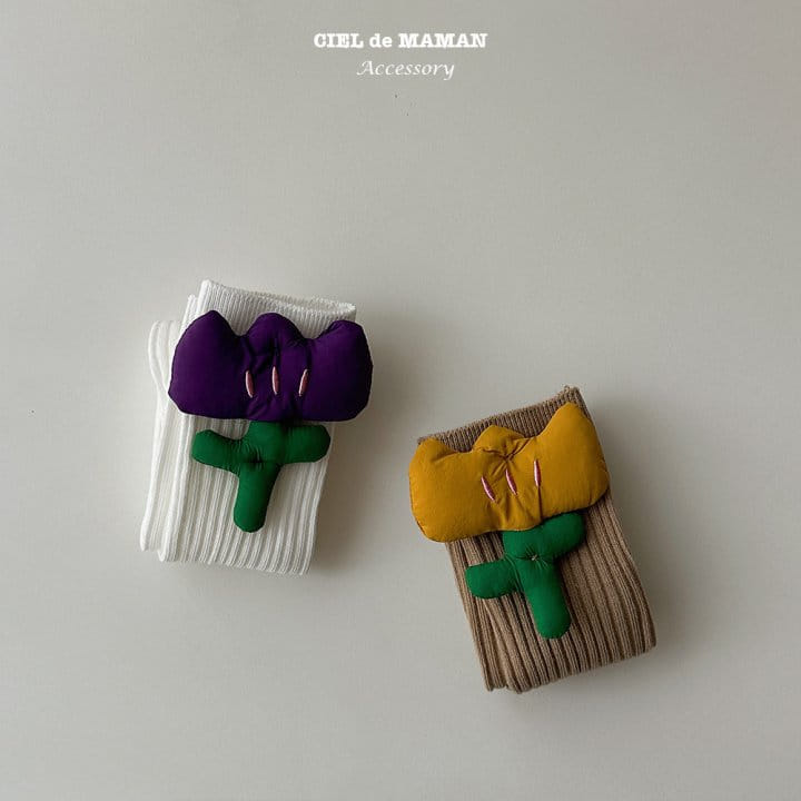 Ciel De Maman - Korean Children Fashion - #childofig - Volume Flower Knee Socks (2~8y) - 6