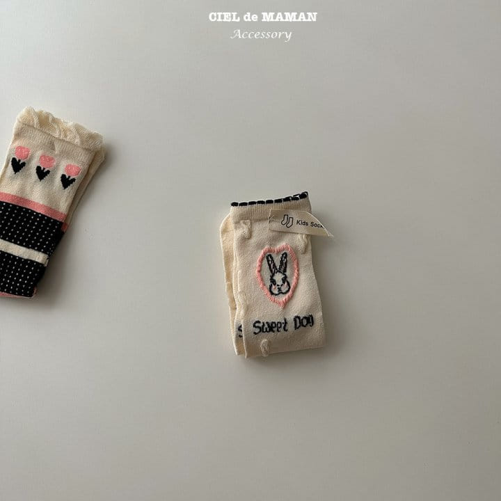 Ciel De Maman - Korean Children Fashion - #childofig - Sweet Rabbit Socks (2~8y) - 4