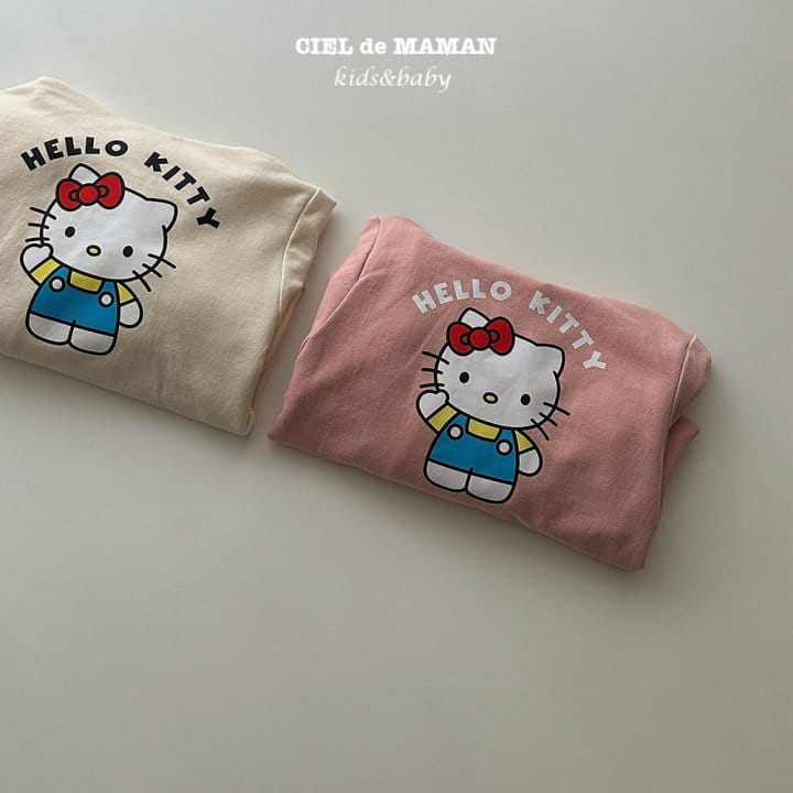 Ciel De Maman - Korean Children Fashion - #kidsstore - Kitty Top Bottom Set - 12