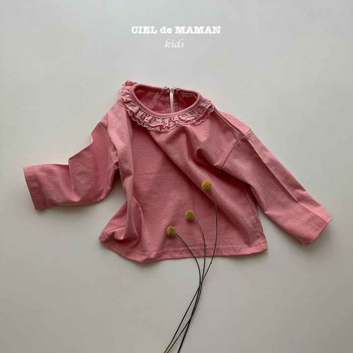 Ciel De Maman - Korean Children Fashion - #kidsstore - Frill Tee - 4