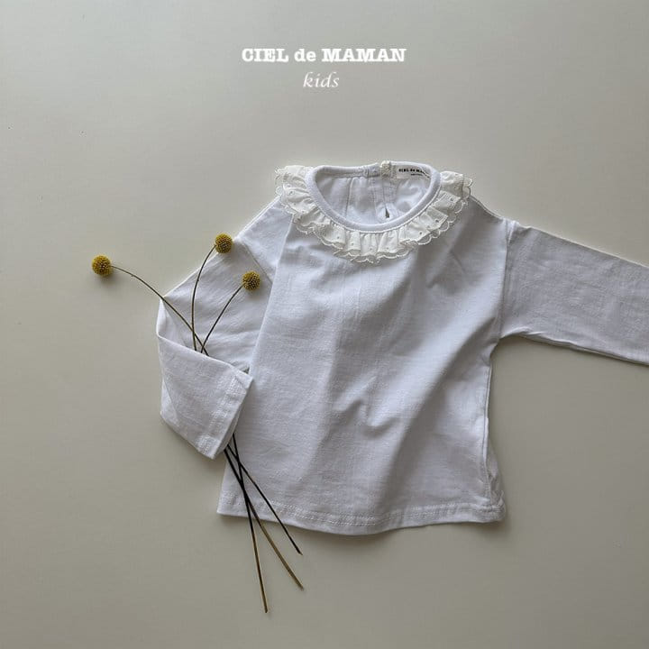 Ciel De Maman - Korean Children Fashion - #magicofchildhood - Frill Tee - 7