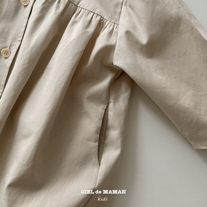 Ciel De Maman - Korean Children Fashion - #magicofchildhood - Amang Trench Coat - 5