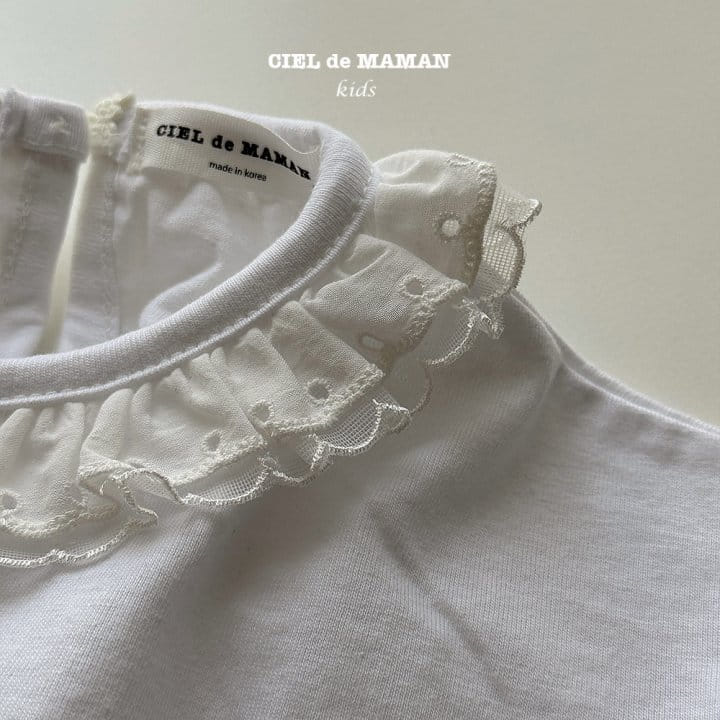 Ciel De Maman - Korean Children Fashion - #minifashionista - Frill Tee - 8