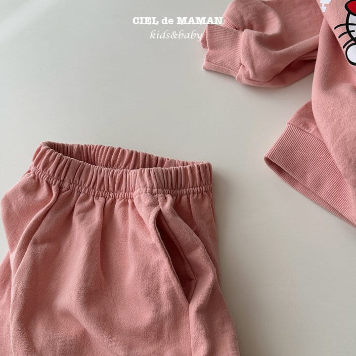Ciel De Maman - Korean Children Fashion - #minifashionista - Kitty Top Bottom Set - 3