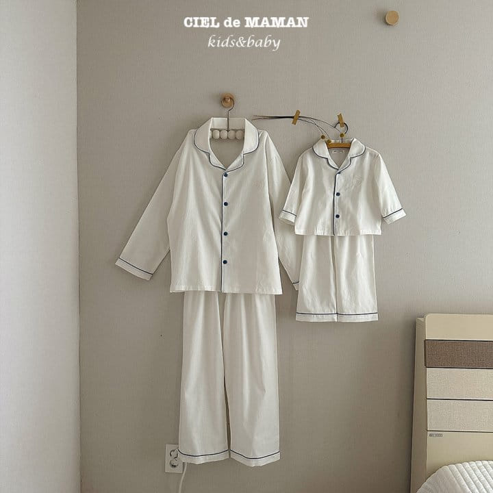 Ciel De Maman - Korean Children Fashion - #prettylittlegirls - Sunday Pajama Pure White - 5