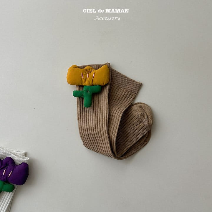 Ciel De Maman - Korean Children Fashion - #todddlerfashion - Volume Flower Knee Socks (2~8y) - 4