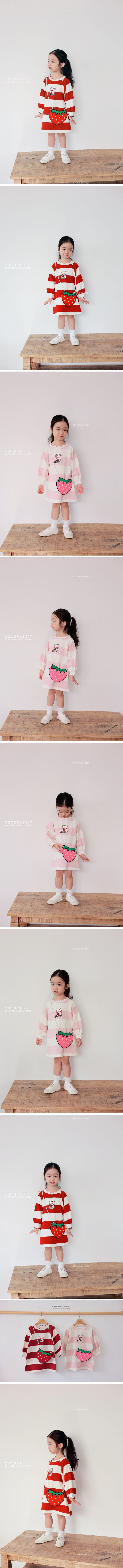 Coco Rabbit - Korean Children Fashion - #magicofchildhood - Strawberry Bag One-piece