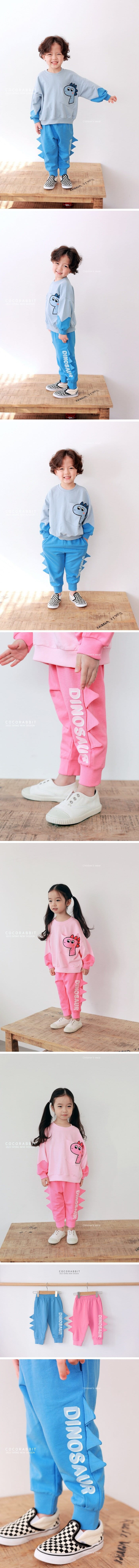 Coco Rabbit - Korean Children Fashion - #todddlerfashion - Dino Pants