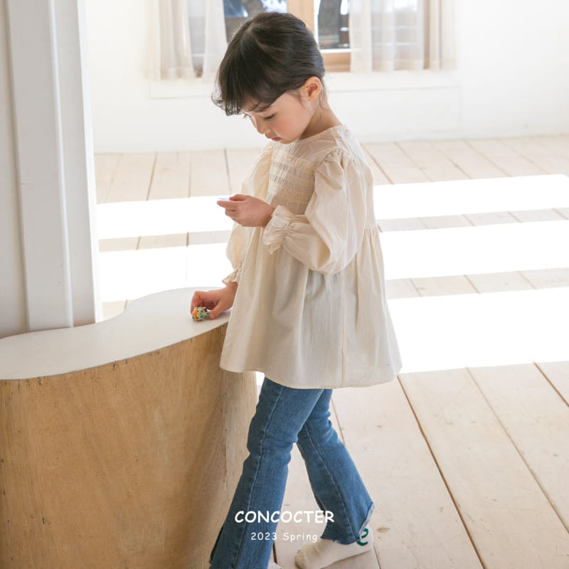 Concocter - Korean Children Fashion - #Kfashion4kids - Lace Blouse