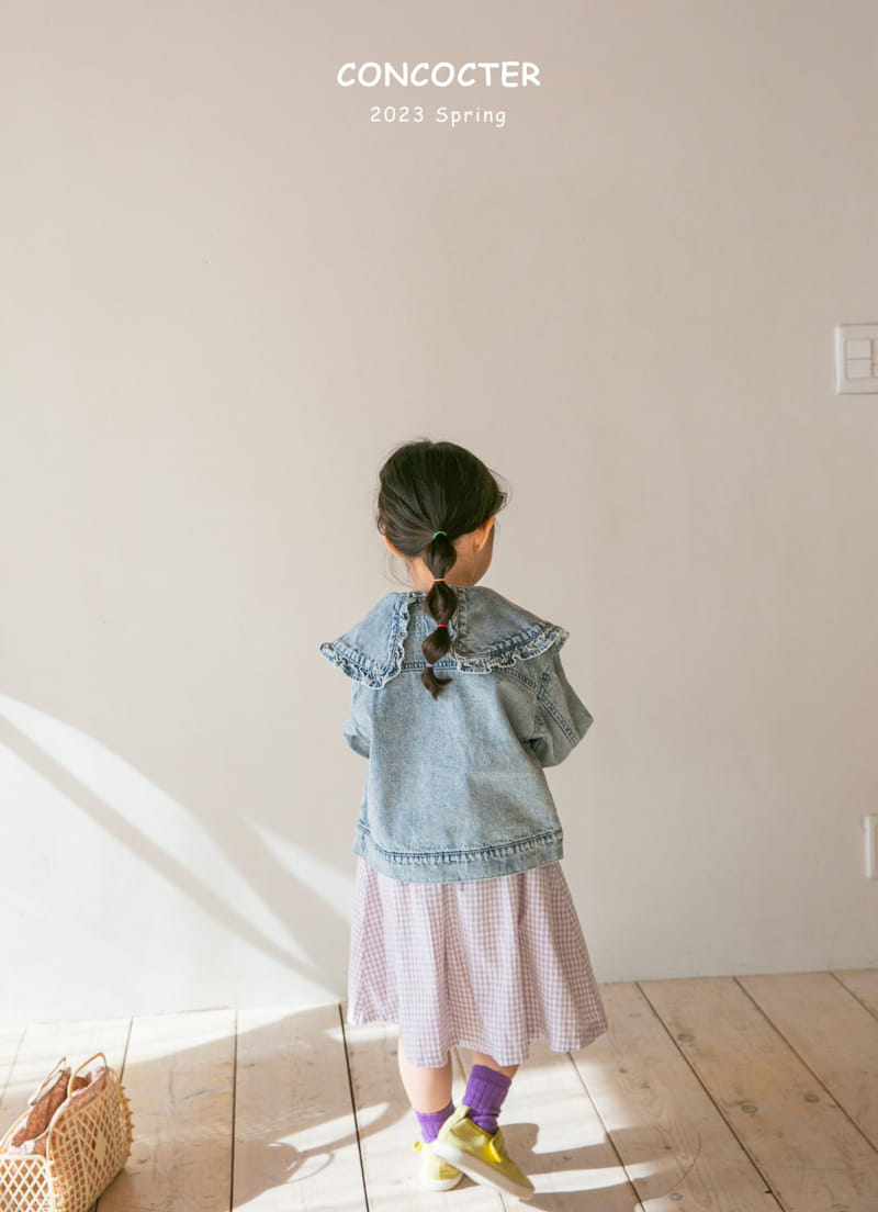 Concocter - Korean Children Fashion - #Kfashion4kids - Denim Frill Jacket - 12