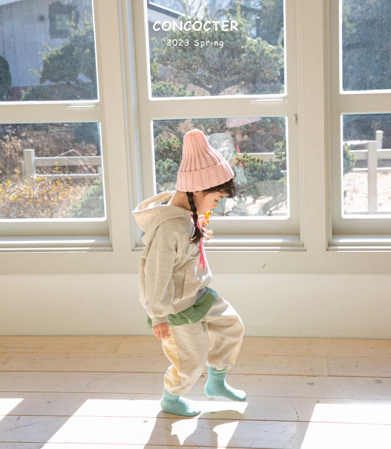 Concocter - Korean Children Fashion - #childofig - Milk Tea Top Bottom Set - 3