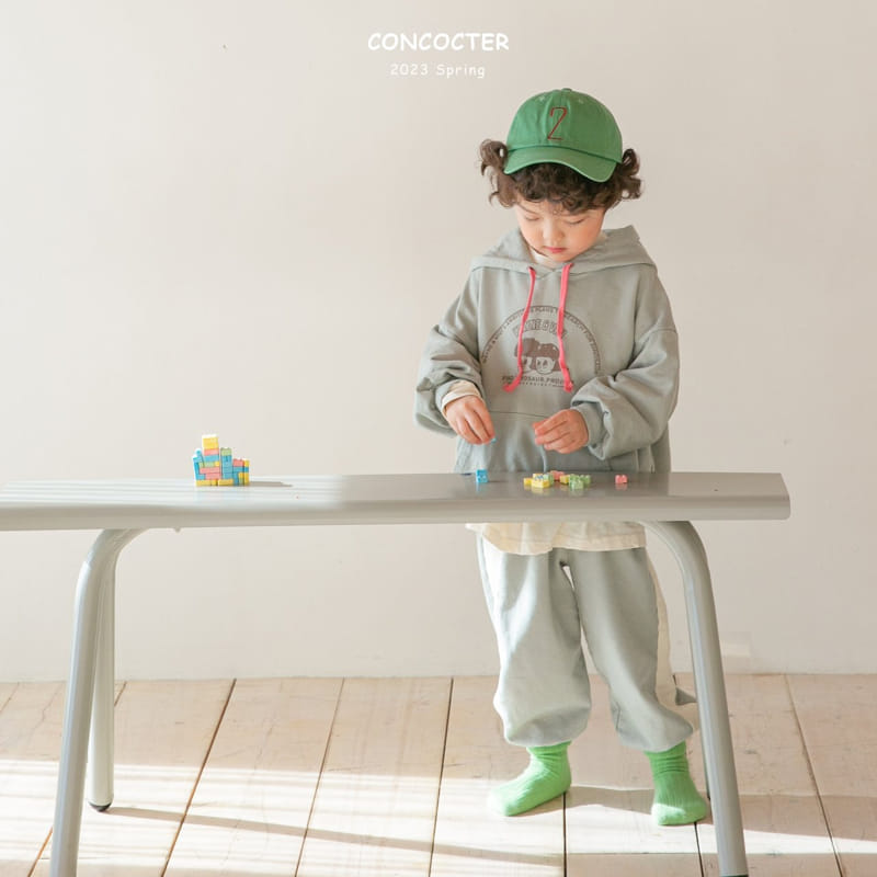 Concocter - Korean Children Fashion - #childofig - Milk Tea Top Bottom Set - 4