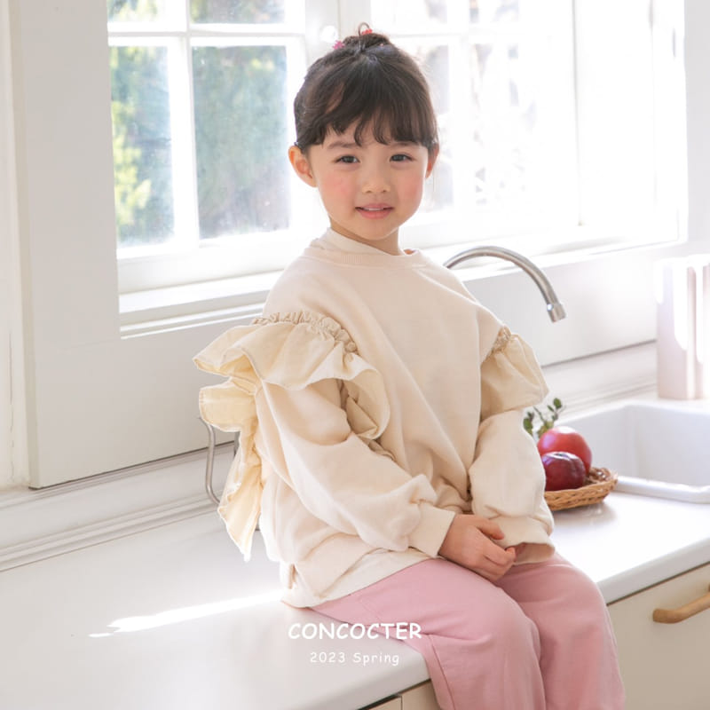 Concocter - Korean Children Fashion - #designkidswear - Wing Frill Point Sweatshirt - 12