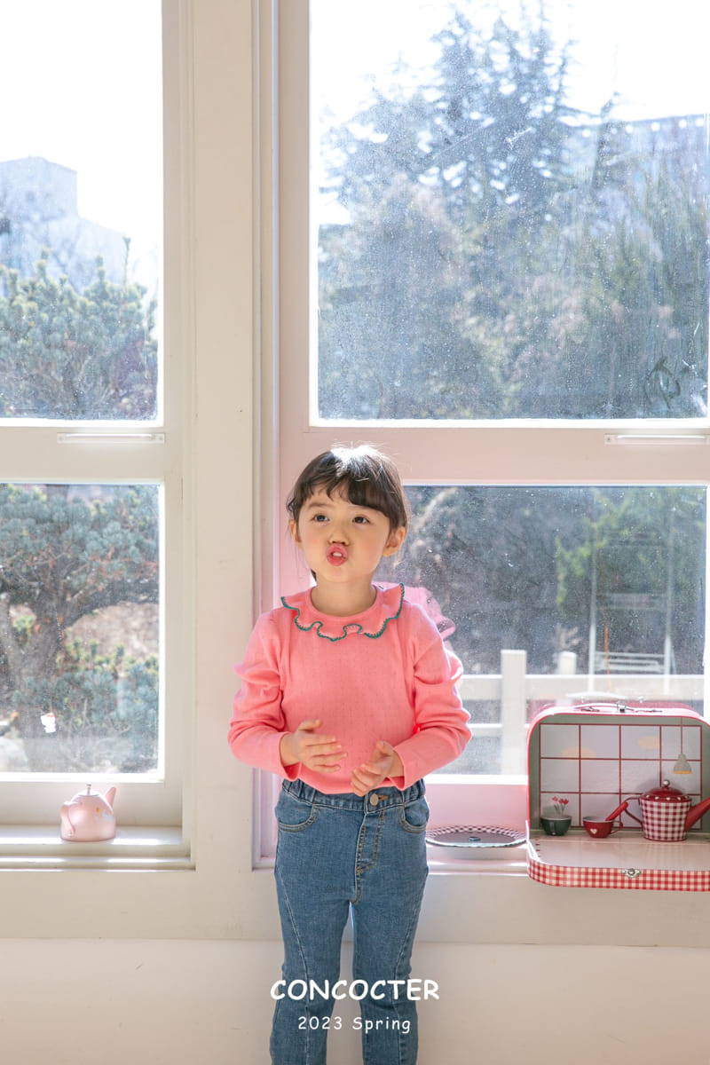 Concocter - Korean Children Fashion - #discoveringself - Denim Slit Pants - 9
