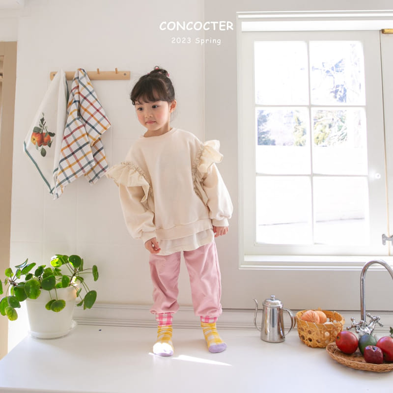 Concocter - Korean Children Fashion - #kidzfashiontrend - Wing Frill Point Sweatshirt
