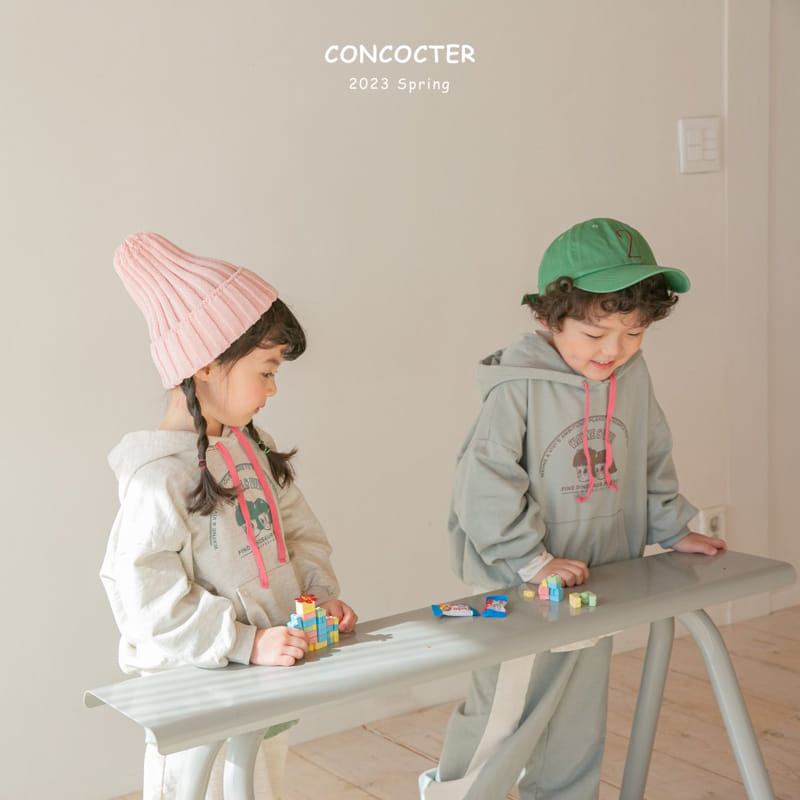 Concocter - Korean Children Fashion - #kidzfashiontrend - Milk Tea Top Bottom Set - 10