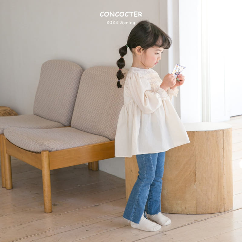 Concocter - Korean Children Fashion - #littlefashionista - Lace Blouse - 2