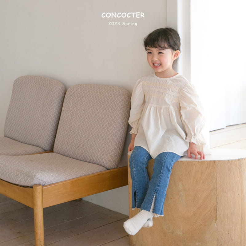 Concocter - Korean Children Fashion - #prettylittlegirls - Lace Blouse - 5