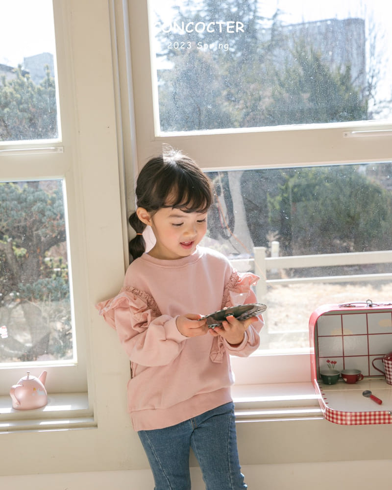Concocter - Korean Children Fashion - #stylishchildhood - Wing Frill Point Sweatshirt - 9