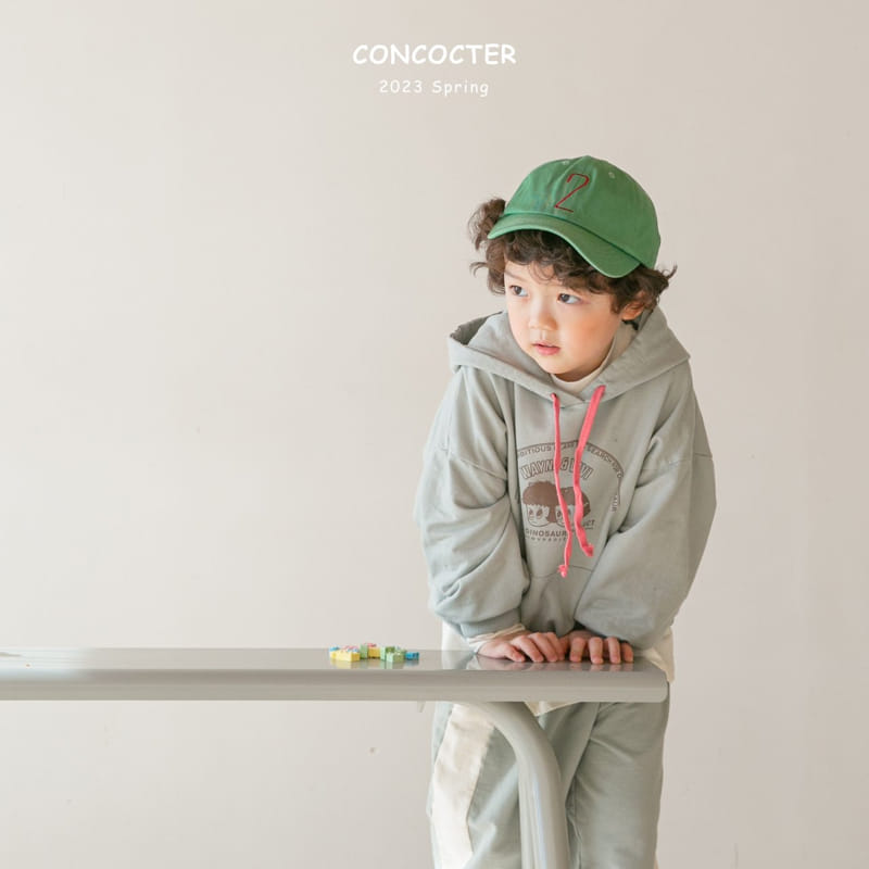 Concocter - Korean Children Fashion - #stylishchildhood - Milk Tea Top Bottom Set - 2