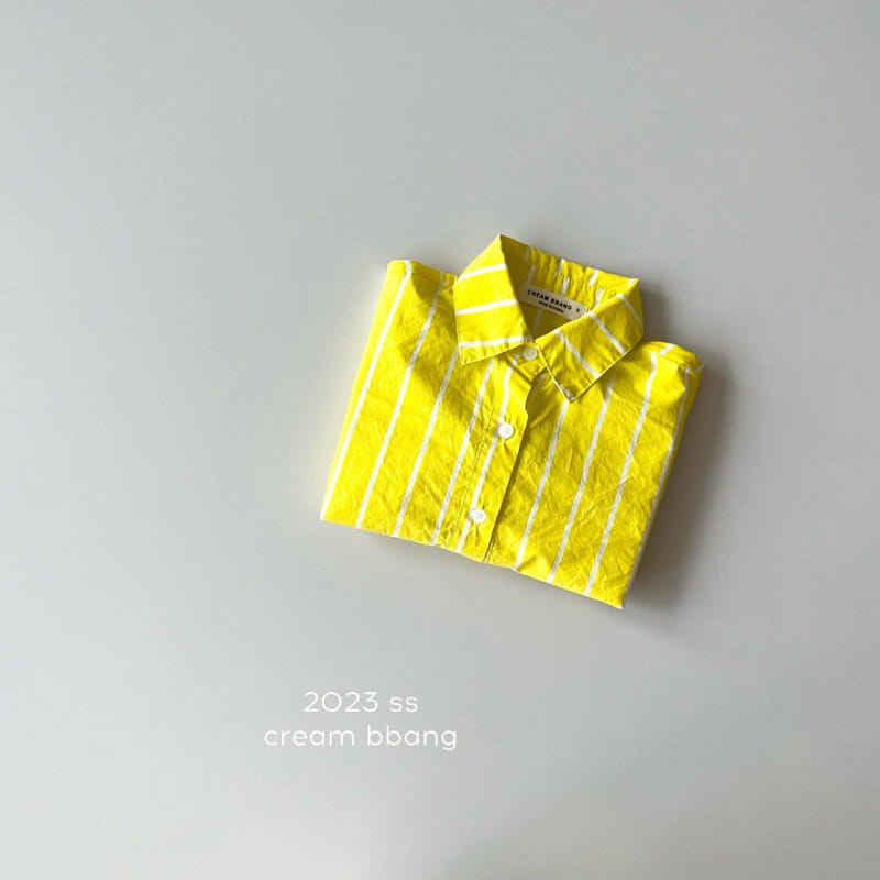 Cream Bbang - Korean Children Fashion - #childofig - Stripes Shirt - 7