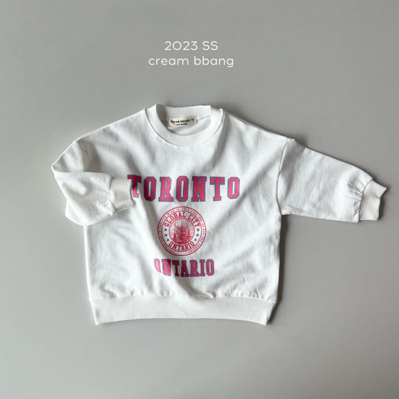 Cream Bbang - Korean Children Fashion - #childofig - Toronto Sweatshirt - 3