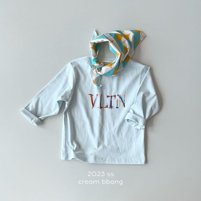 Cream Bbang - Korean Children Fashion - #designkidswear - V L Single Tee - 2