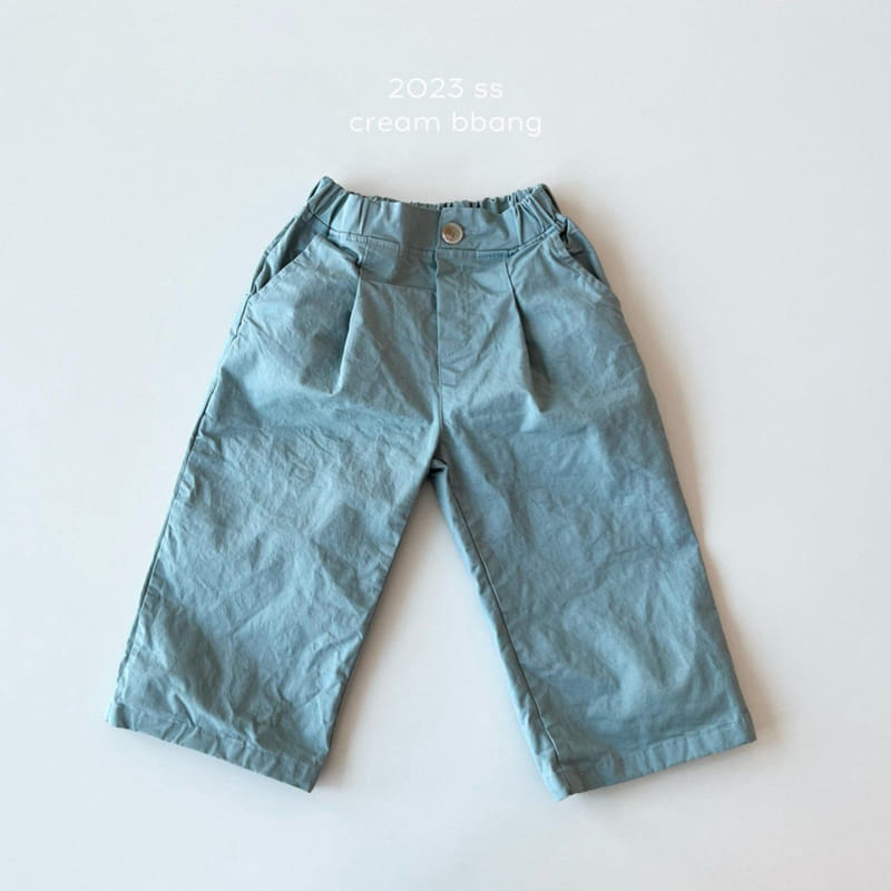 Cream Bbang - Korean Children Fashion - #designkidswear - Wrinkle Pants - 4