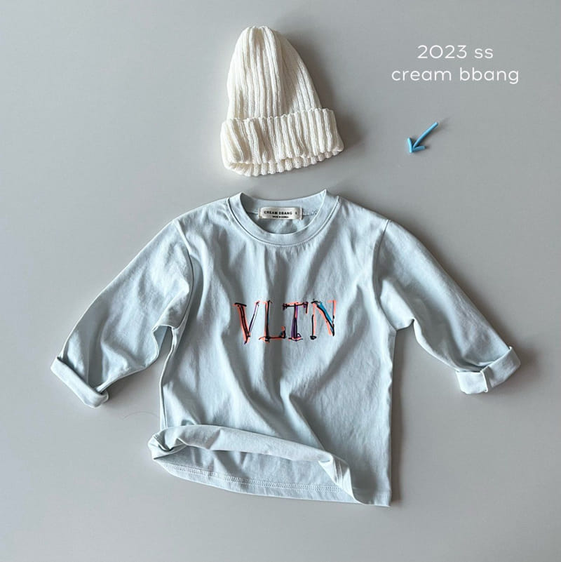 Cream Bbang - Korean Children Fashion - #kidsshorts - V L Single Tee - 5
