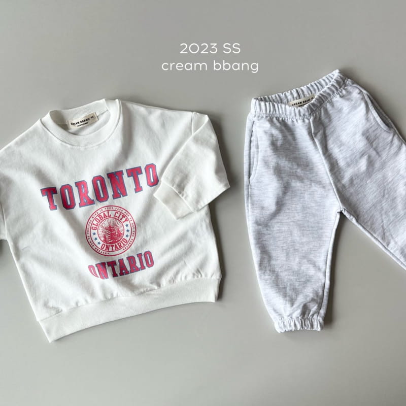 Cream Bbang - Korean Children Fashion - #kidsshorts - Toronto Sweatshirt - 9
