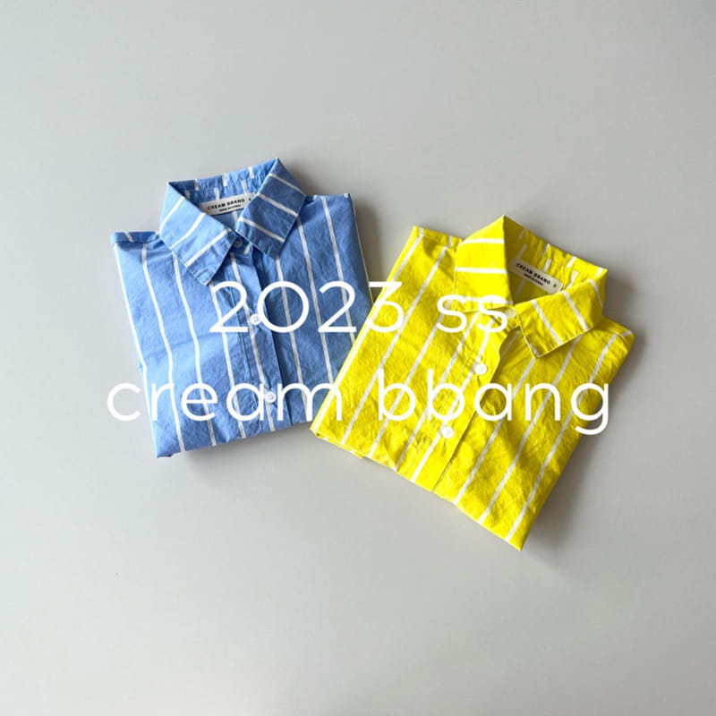 Cream Bbang - Korean Children Fashion - #kidzfashiontrend - Stripes Shirt