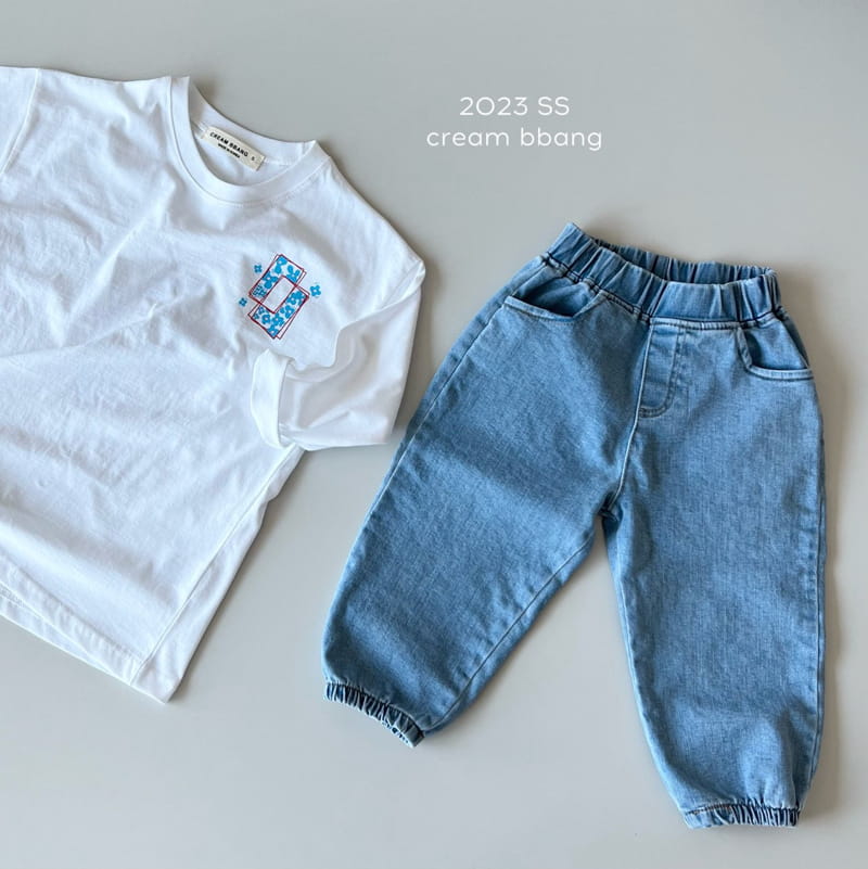 Cream Bbang - Korean Children Fashion - #kidzfashiontrend - Happy Jeans - 6