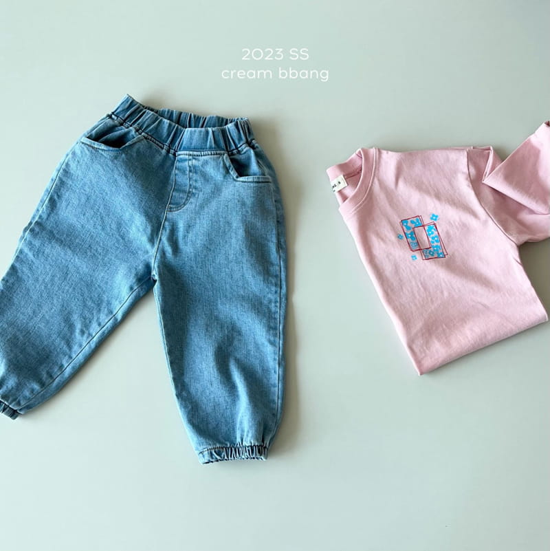 Cream Bbang - Korean Children Fashion - #littlefashionista - Happy Jeans - 8
