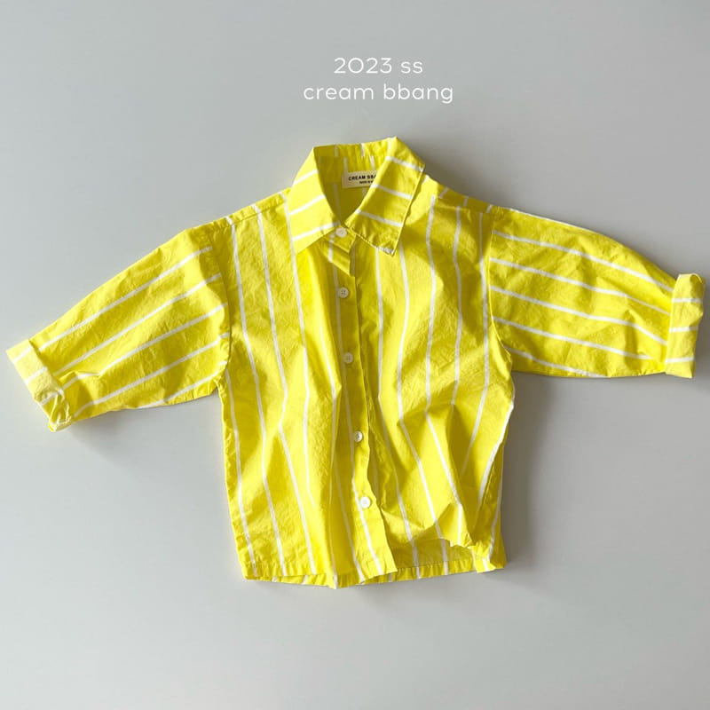 Cream Bbang - Korean Children Fashion - #prettylittlegirls - Stripes Shirt - 6