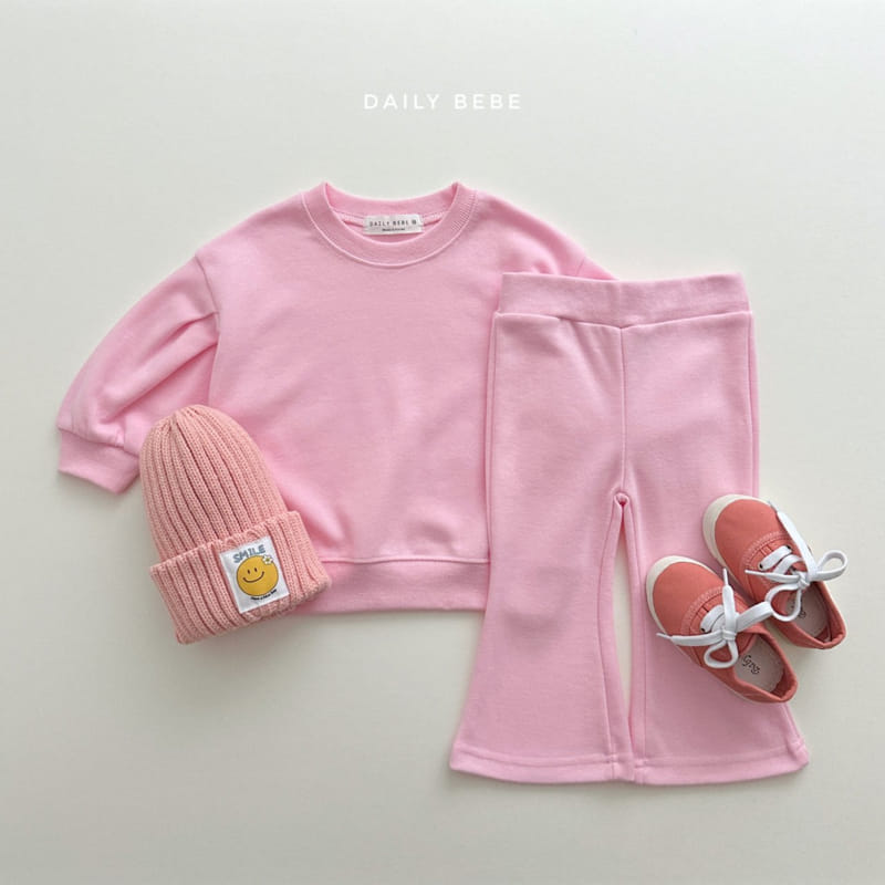 Daily Bebe - Korean Children Fashion - #childofig - Sprin Bootscut Top Bottom Set - 2