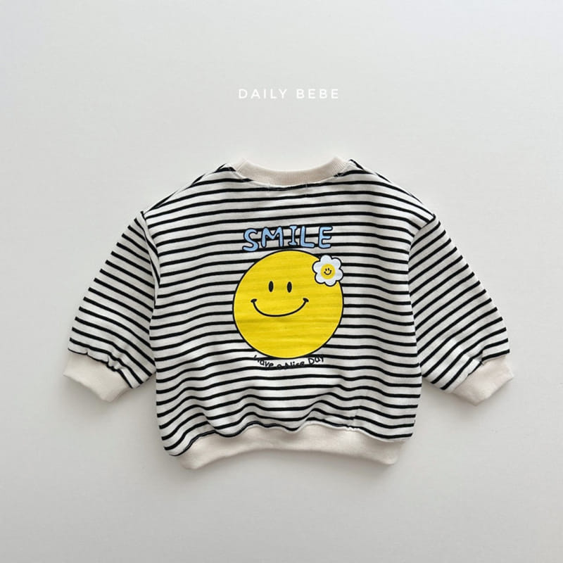 Daily Bebe - Korean Children Fashion - #childrensboutique - Smile Sweatshirt - 7