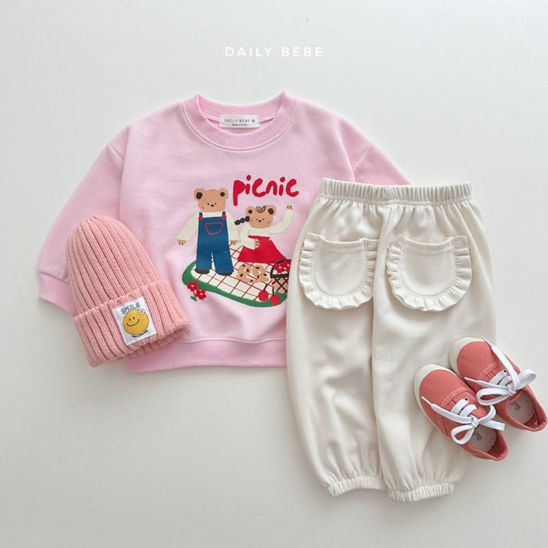 Daily Bebe - Korean Children Fashion - #childrensboutique - Picnic Sweatshirt - 6
