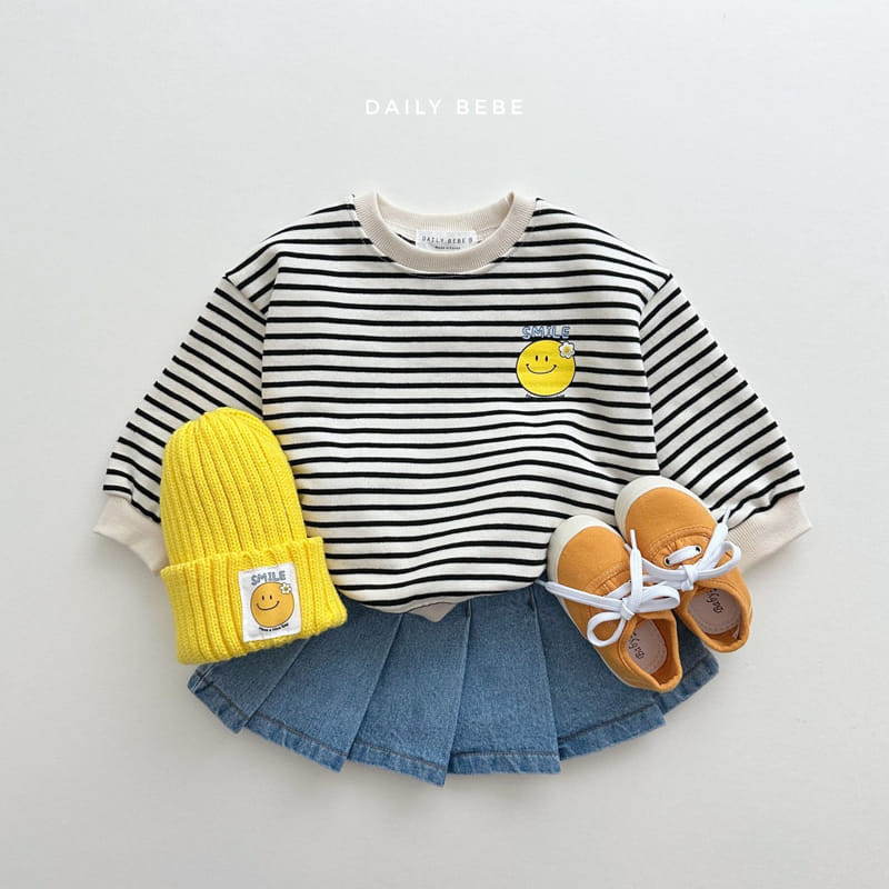 Daily Bebe - Korean Children Fashion - #designkidswear - Smile Sweatshirt - 8