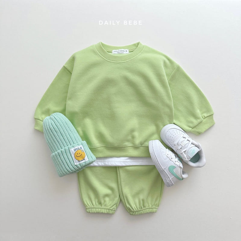 Daily Bebe - Korean Children Fashion - #designkidswear - Spring Jogger Top Bottom Set - 3