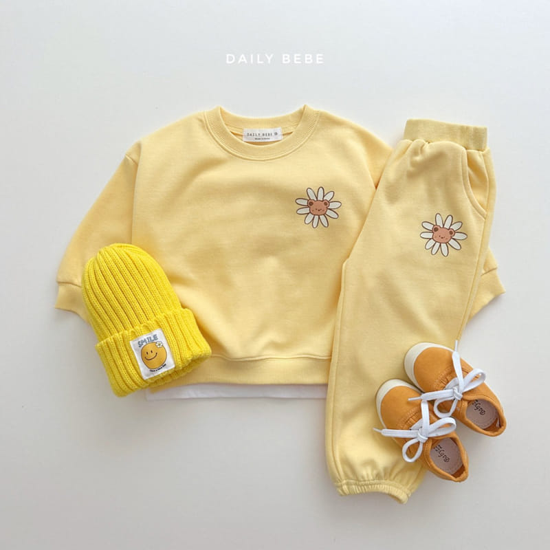 Daily Bebe - Korean Children Fashion - #fashionkids - Daisu Bear Top Bottom Set - 3