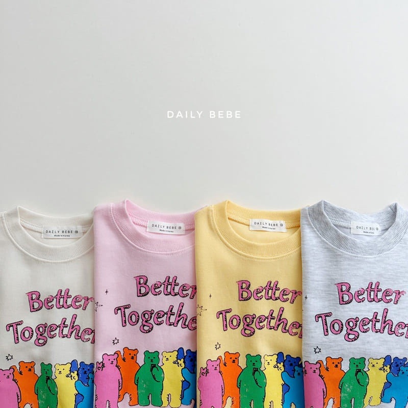 Daily Bebe - Korean Children Fashion - #kidsshorts - Together Top Bottom Set - 5