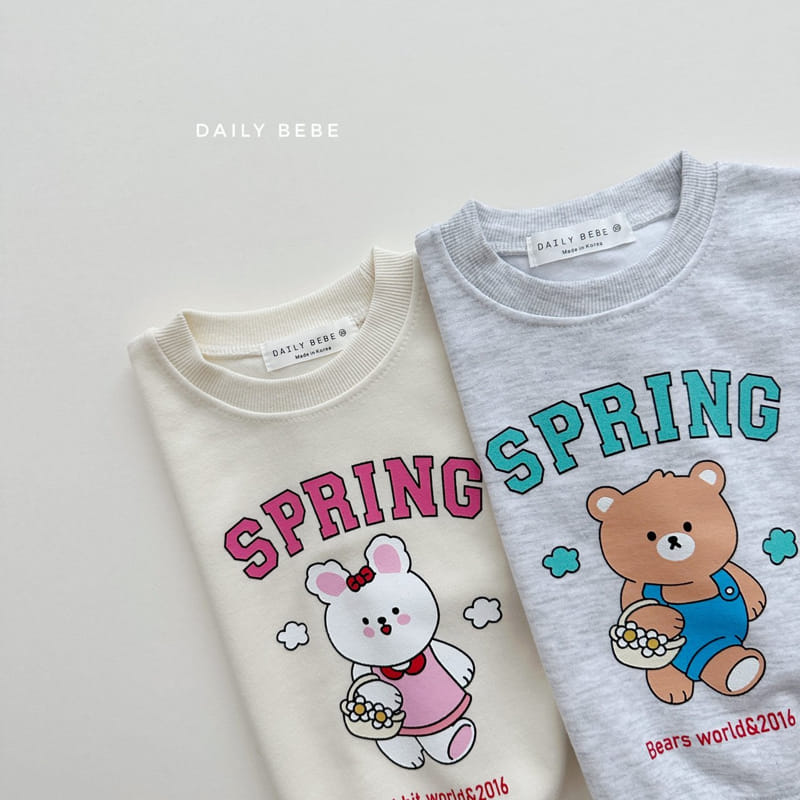 Daily Bebe - Korean Children Fashion - #littlefashionista - Spring Top Bottom Set - 4