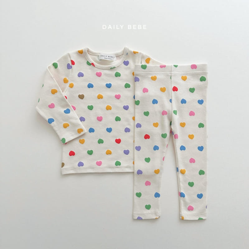 Daily Bebe - Korean Children Fashion - #magicofchildhood - Heart Easywear - 3