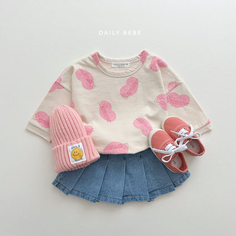 Daily Bebe - Korean Children Fashion - #prettylittlegirls - Pattern Tee - 6