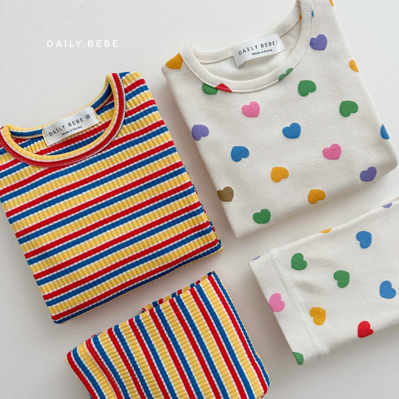Daily Bebe - Korean Children Fashion - #stylishchildhood - Heart Easywear - 8