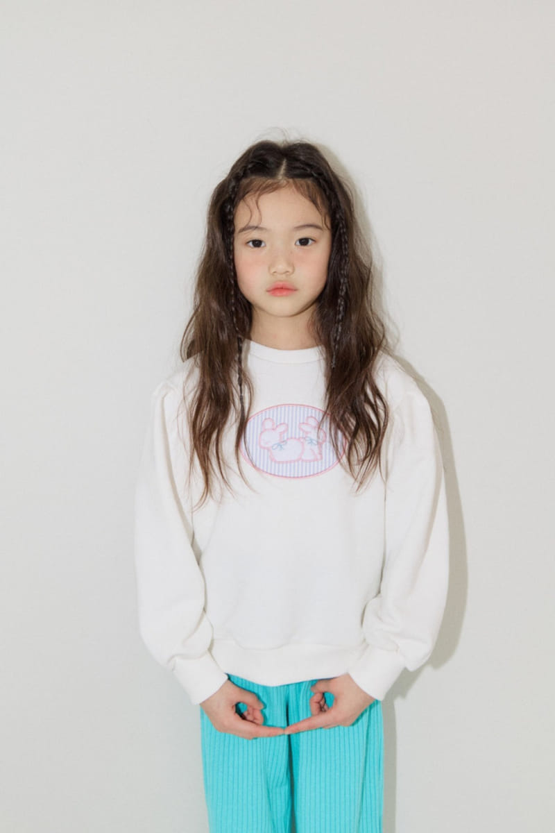 Dalkomhai - Korean Children Fashion - #Kfashion4kids - Rabbit Friends Sweatshirt - 7