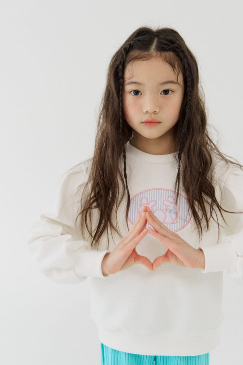 Dalkomhai - Korean Children Fashion - #fashionkids - Rabbit Friends Sweatshirt - 4
