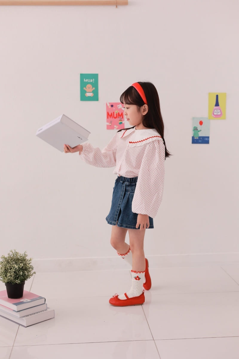 Dalla - Korean Children Fashion - #Kfashion4kids - Wave Blouse - 3