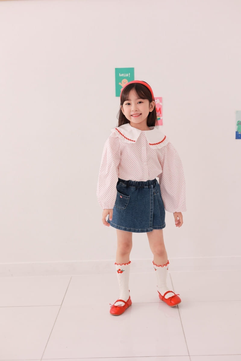 Dalla - Korean Children Fashion - #fashionkids - Wrap Skirt Pants - 5
