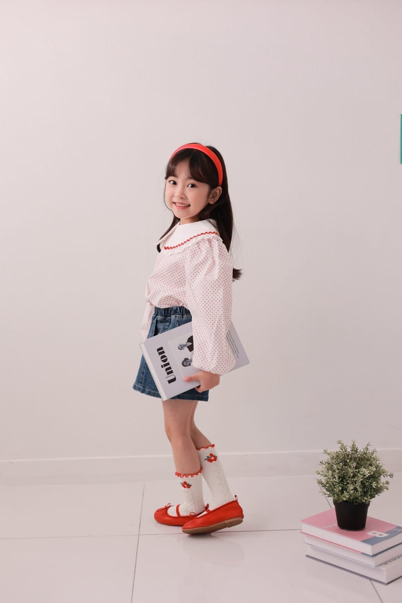 Dalla - Korean Children Fashion - #Kfashion4kids - Wave Blouse - 4